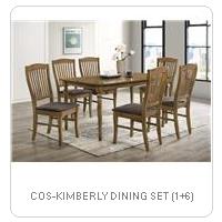 COS-KIMBERLY DINING SET (1+6)